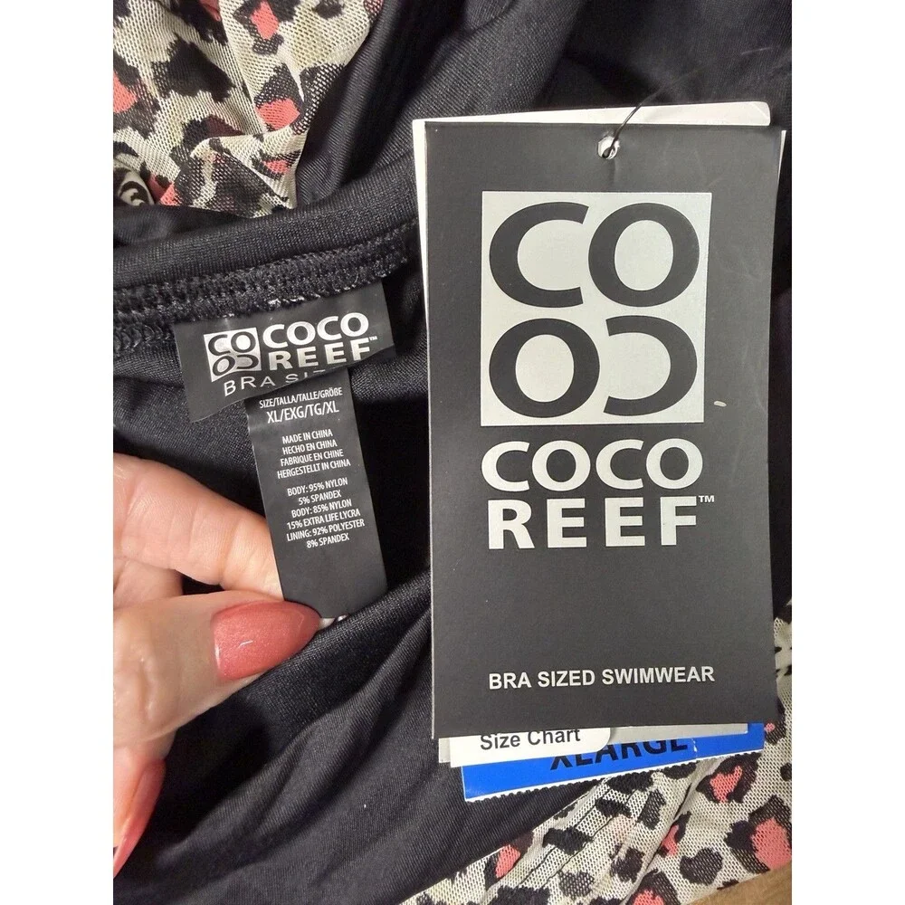 Coco Reef Womens Mesh Layer Wild Card Swim Skort Size XL NWT - Picture 6 of 7